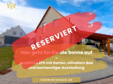 Hier geht die Sonne auf: Modernes EFH mit Garten, stilvollem Bad und hochwertiger Ausstattung, 99518 Bad Sulza, Einfamilienhaus