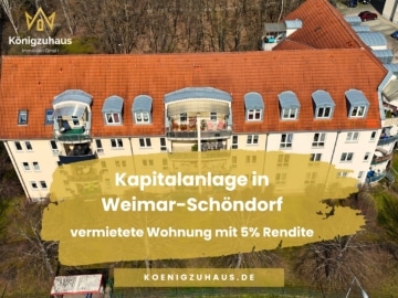 Vermietete Wohnung in Weimar-Schöndorf – solide Anlage mit 5 % Rendite, 99427 Weimar, Eigentumswohnung