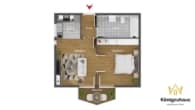 Grundriss - Offene und barrierearme 2 Raum Wohnung in Blankenhain mit Balkon und Aufzug