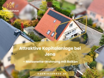 Kapitalanlage nahe Jena – Maisonette-Wohnung mit Balkon und guter Vermietbarkeit, 07751 Zöllnitz, Eigentumswohnung