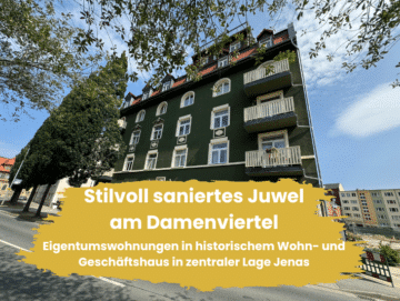 Großzügiges Wohnen mit einzigartiger Dachterrasse, 07743 Jena, Etagenwohnung
