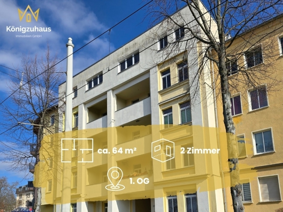 2 - Mehr als 10 Prozent Rendite! Attraktive 2-Zimmer-Wohnung als Kapitalanlage im Zentrum von Gera