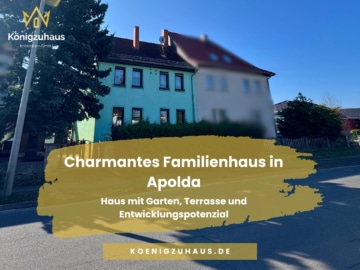 Doppelhaushälfte mit Charme – Garten, Terrasse und Raum für Ihre Ideen, 99510 Apolda, Doppelhaushälfte