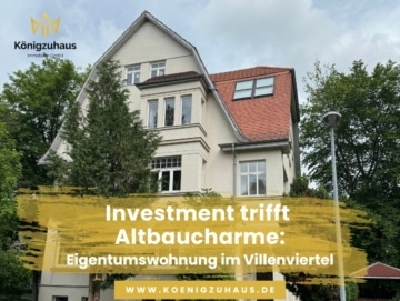 Investment trifft Altbaucharme – Eigentumswohnung im Villenviertel, 99425 Weimar, Dachgeschosswohnung