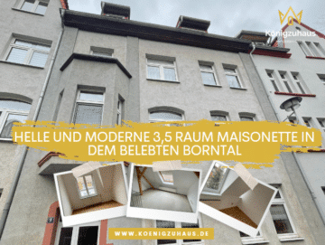 * Direkt einziehen – Helle und moderne 3,5 Raum Maisonette Wohnung im Borntalviertel *, 99092 Erfurt, Maisonettewohnung