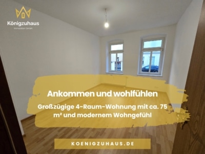 Mehr Raum zum Leben – renovierte 4-Raum-Wohnung in Gera, 07548 Gera, Etagenwohnung