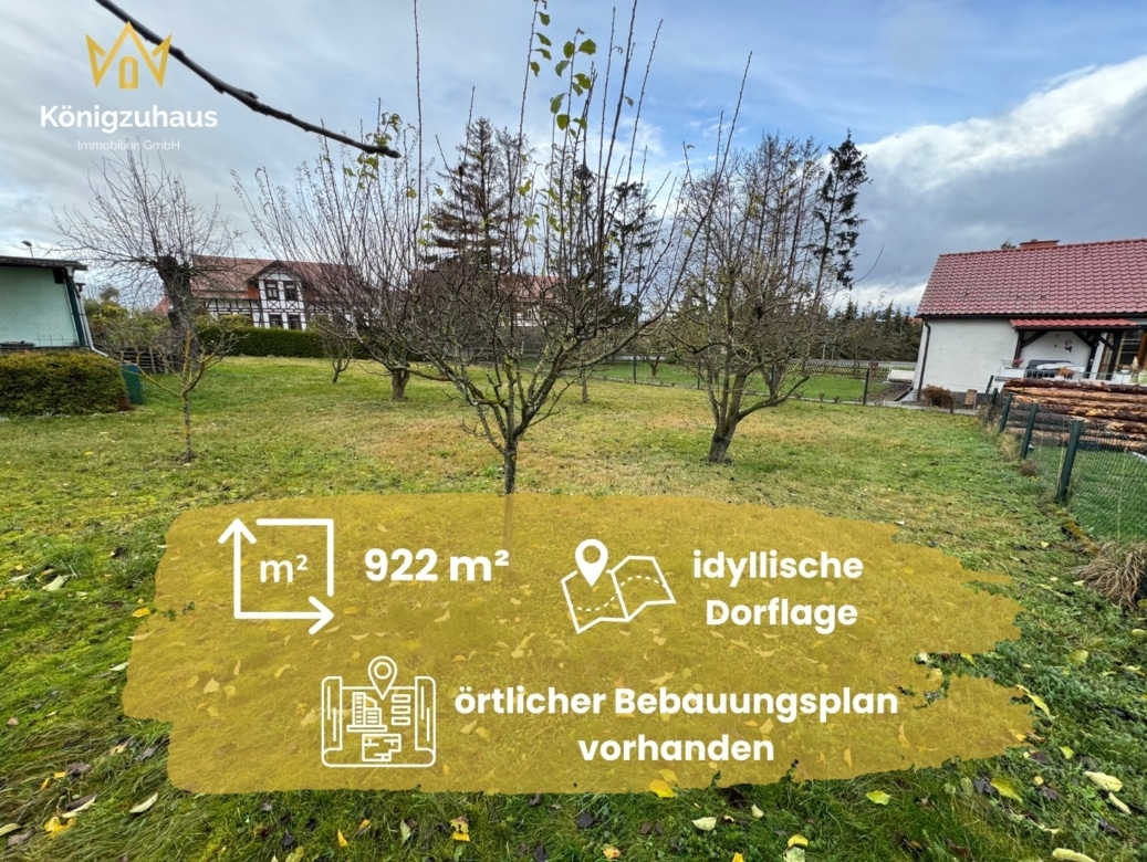 Daten - 922 m² Grundstück mit Potenzial im idyllischen Neckeroda
