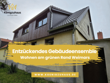 Einfamilienhaus mit mediterranem Flair am grünen Rand Weimars, 99439 Am Ettersberg, Einfamilienhaus