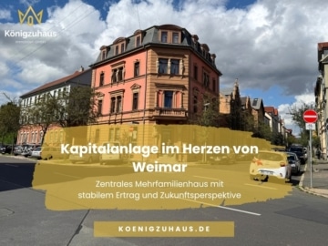 Mehrfamilienhaus in Weimar – attraktive Lage, nachhaltige Rendite, 99423 Weimar, Mehrfamilienhaus
