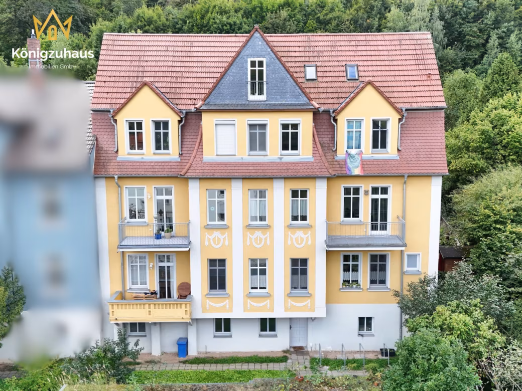 Außenansicht vorne (1) - Jena zum Wohlfühlen – 4-Raum-Altbauwohnung mit Balkon und Garten