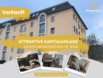 * Verkauft – Gepflegte Zweiraumwohnung zur Kapitalanlage in Jena Winzerla *, 07745 Jena, Renditeobjekt