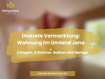 Diskret angeboten: Großzügige Maisonettewohnung für Singles und Paare im Jenaer Umland, 07751 Zöllnitz, Maisonette