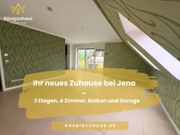 Wohnen auf zwei Ebenen – gepflegte Maisonettewohnung in Zöllnitz bei Jena, 07751 Zöllnitz, Maisonette