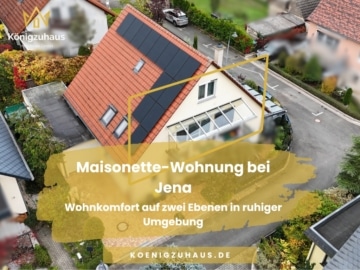 Charmante Maisonette bei Jena – stilvolles Wohnen auf zwei Ebenen mit Balkon, 07751 Zöllnitz, Maisonette