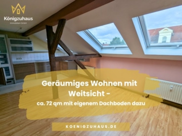 Geräumiges Wohnen mit Weitsicht – ca. 72 qm mit eigenem Dachboden dazu, 07548 Gera, Wohnung