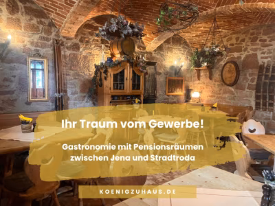 Gewerbe mit Geschichte – Restaurant, Gästezimmer und neue Konzepte, 07646 Stadtroda, Gaststätte