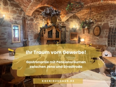 Gewerbe mit Geschichte – Restaurant, Gästezimmer und neue Konzepte, 07646 Stadtroda, Gaststätte