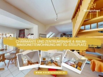 Charmante und zentrumsnahe 4-Raum-Maisonettewohnung mit TG-Stellplatz, 07749 Jena, Maisonettewohnung