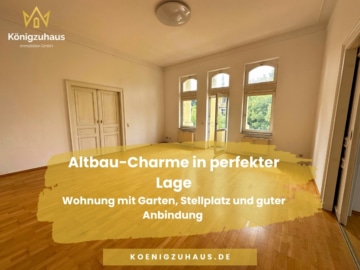 Wohnen mit Flair – Altbauwohnung im Obergeschoss mit Balkon & Wintergarten, 99510 Apolda, Etagenwohnung