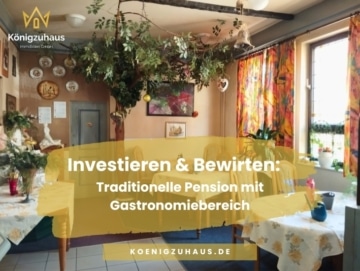 ***Neuer Preis!*** Investieren & Bewirten: Traditionelle Pension mit Gastronomiebereich, 07937 Zeulenroda-Triebes, Pensionen