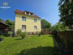 Hausansicht aus Garten - Ein Ort zum Ankommen – Gepflegtes Einfamilienhaus mit möglicher Einliegerwohnung in top Lage