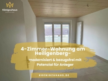 4-Zimmer- Wohnung am Heiligenberg – modernisiert & bezugsfrei mit Potenzial für Anleger, 07743 Jena, Eigentumswohnung