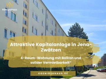 Kapitalanlage am Heiligenberg – modernisierte 4-Zimmer-Wohnung, bezugsfrei & vermietungsstark, 07743 Jena, Eigentumswohnung