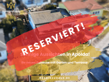 Ihr neues Zuhause: gepflegtes Haus in Apolda mit Garten und Terrasse, 99510 Apolda, Doppelhaushälfte