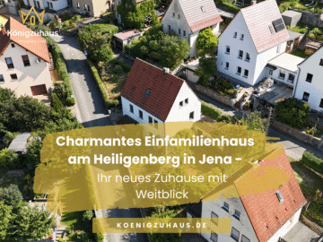 Charmantes Einfamilienhaus am Heiligenberg in Jena – Ihr neues Zuhause mit Weitblick, 07743 Jena, Einfamilienhaus