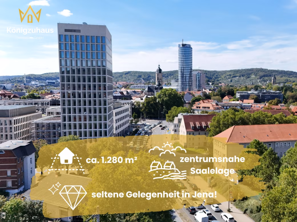 Daten - Seltene Gelegenheit mitten in Jena: Grünes Refugium an der Saale mit historischem Wohnhaus