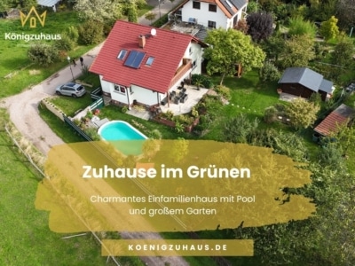 Viel Platz für Familie, Generationen & Beruf: Wohnen mit Wohlfühlambiente und Gartenparadies, 99198 Mönchenholzhausen, Zweifamilienhaus