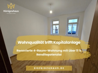 Attraktive Investmentchance: stilvolle 4-Raum-Wohnung in Gera, 07548 Gera, Eigentumswohnung